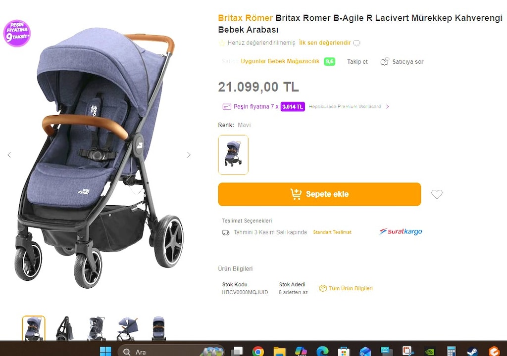 sıfır britax römer bebek arabası - 3