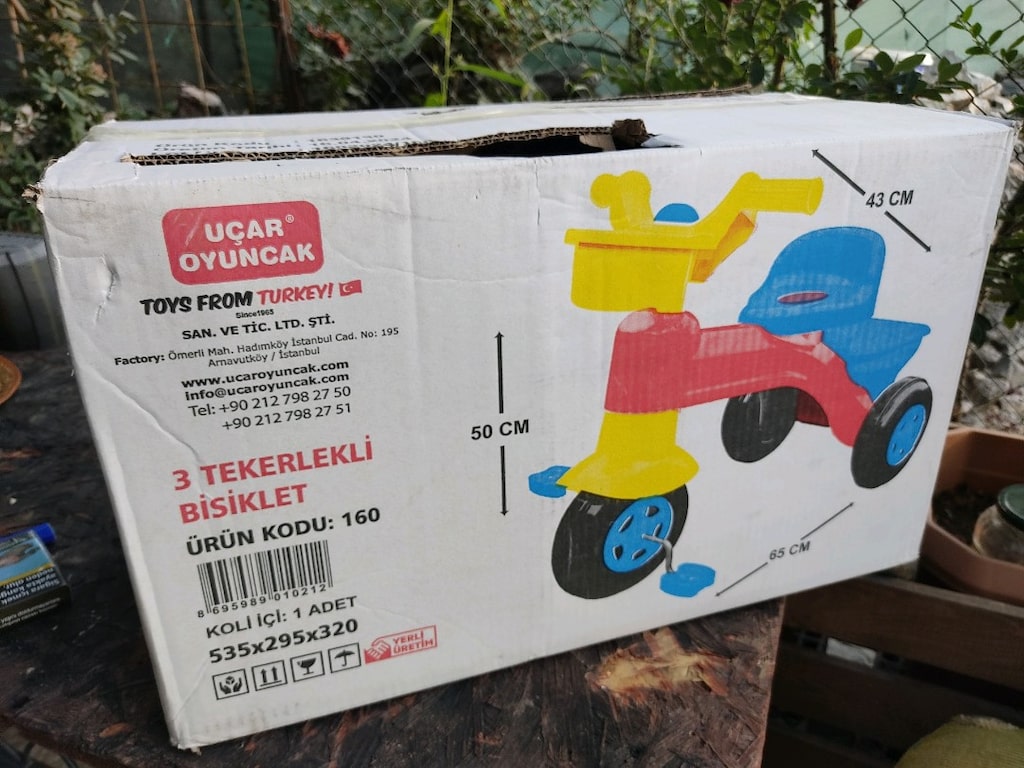 3 TEKERLEKLİ PEDALLI SIFIR BİSİKLET İLANDAYSA SATİLİKTİR - 4