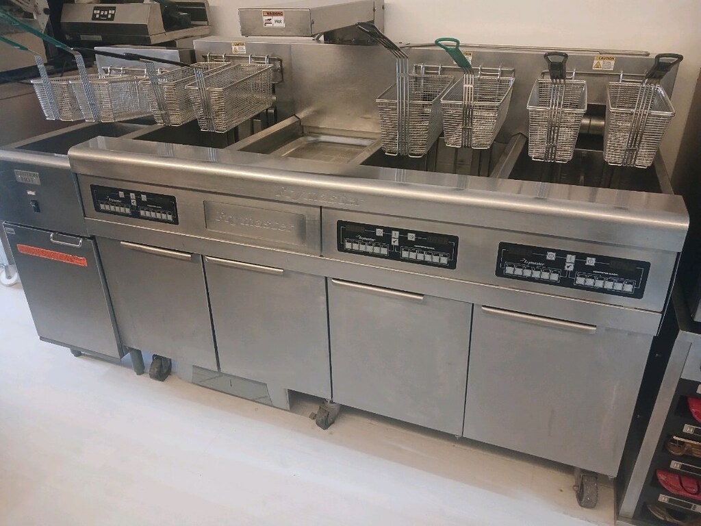 frymaster fritöz 6 sepetli elektrikli çıtır tavuk patates endüstriyel - 12