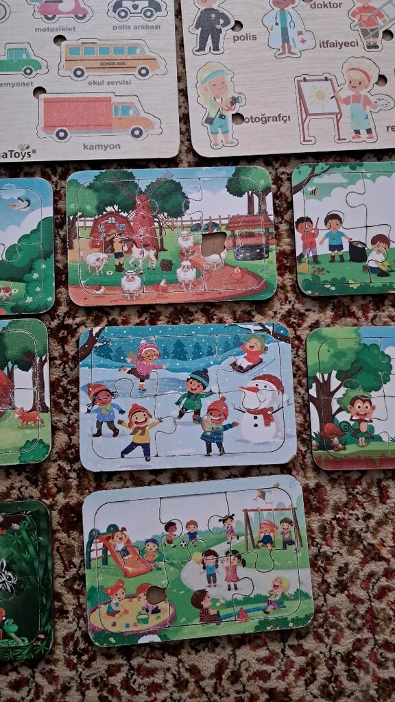 eğitici Ahşap puzzel - 3