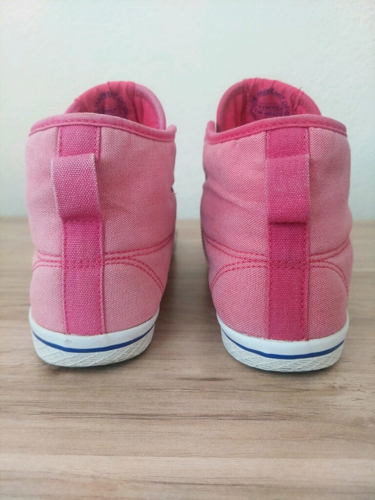 ADİDAS Nizza yüksek bilekli toz pembe kanvas Sneaker - 6