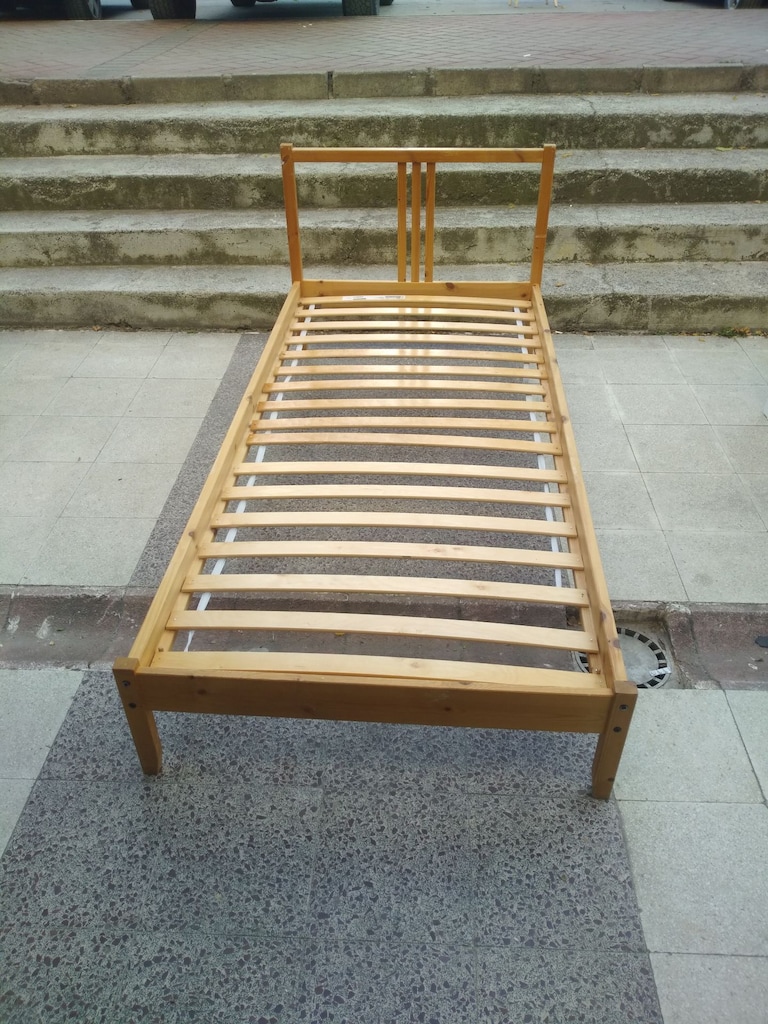 IKEA 90x190 KARYOLA + YATAŞ KALİTELİ YATAK (TAKIM - SIFIR AYARINDA) - 8