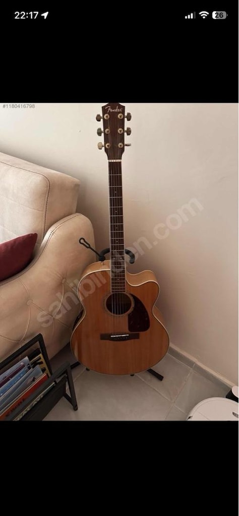 Fender CJ-290sce Jumbo Elektro Akustik Gitar - 4