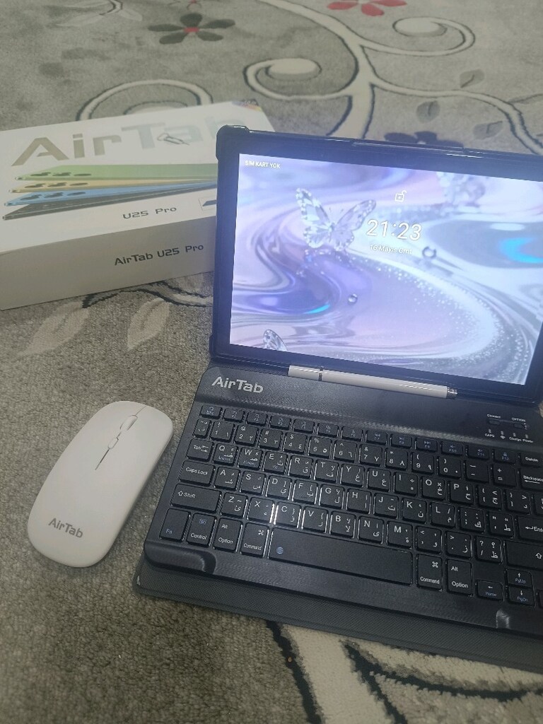 AirTab U25 Pro - Eksiksiz Klavye Mouse Kalem Seti (Çok Temiz) - 4