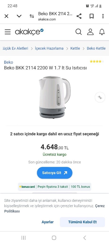 BEKO KETLEE - 6