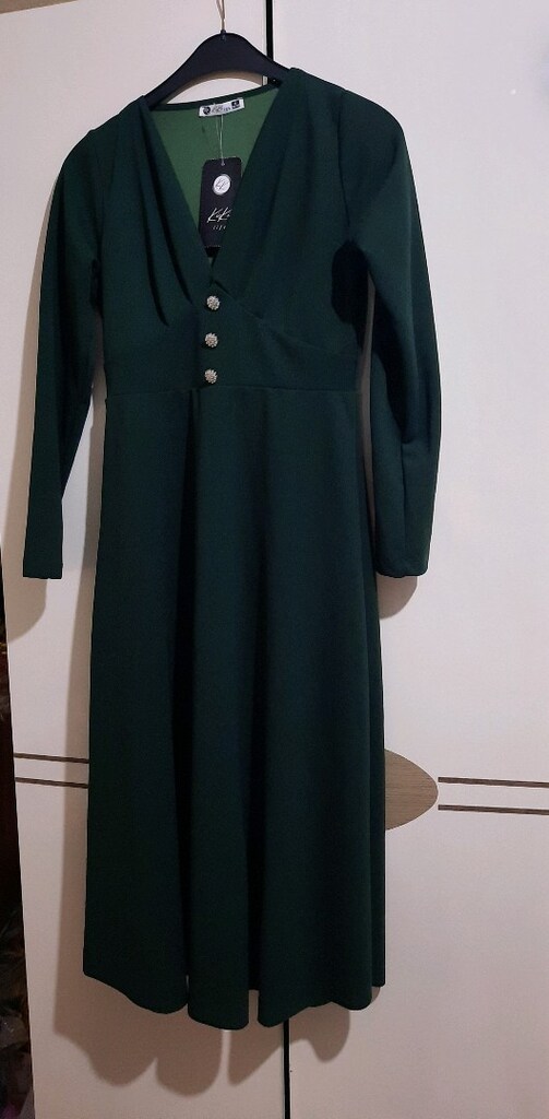 uzun kol elbise - 2