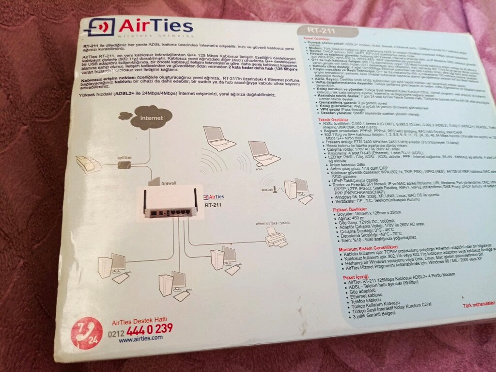 airties marka kablosuz modem - 5