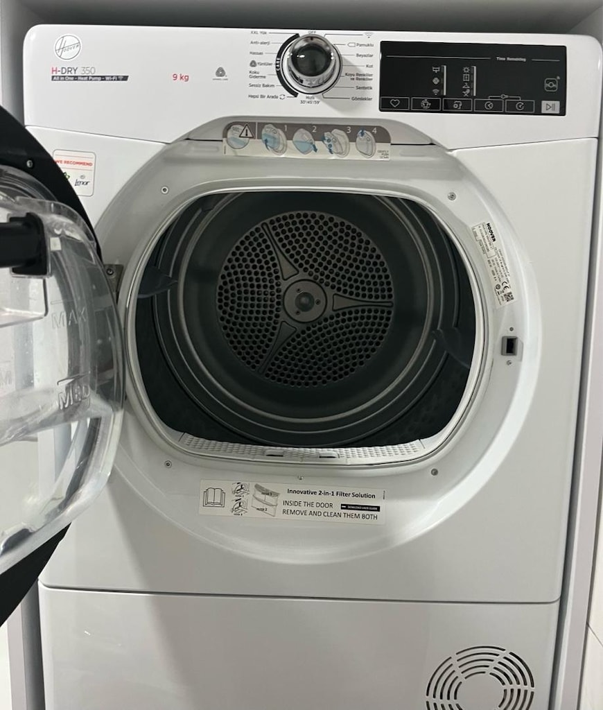 HooverHRE H9A2TBE-17 Kurutma Makinesi 9 kg 14 programlı ısı pompalı - 3