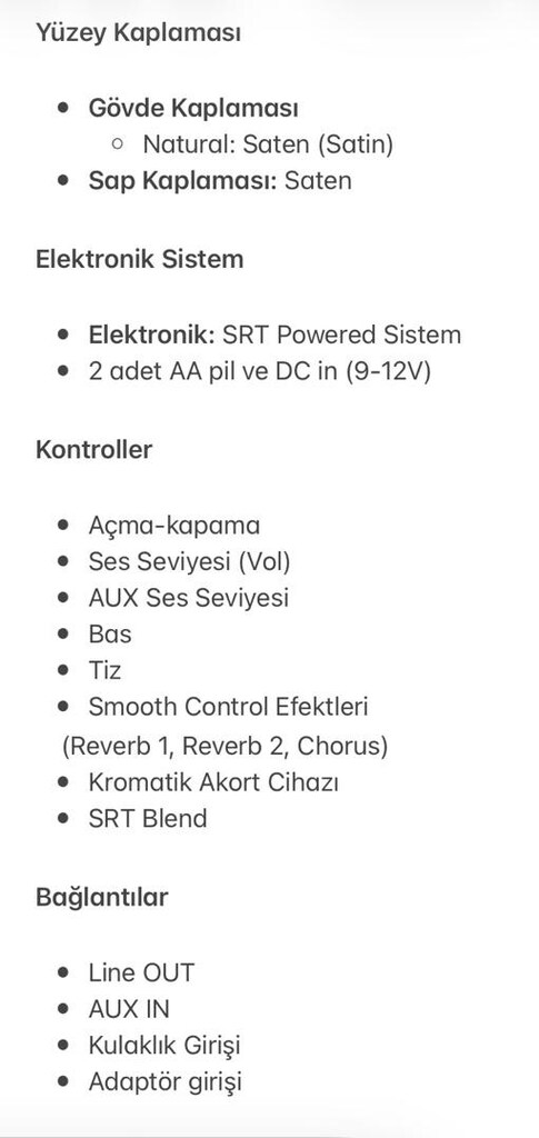 Koleksiyon Gitarı Yamaha SLG 200 NT - 7