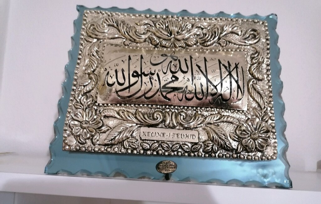 Vintage Kabartma Model Gümüş Kaplama Tablo, Muhteşem Bir Ürün. - 5