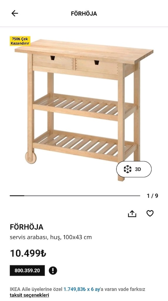ikea servis arabasi - 3
