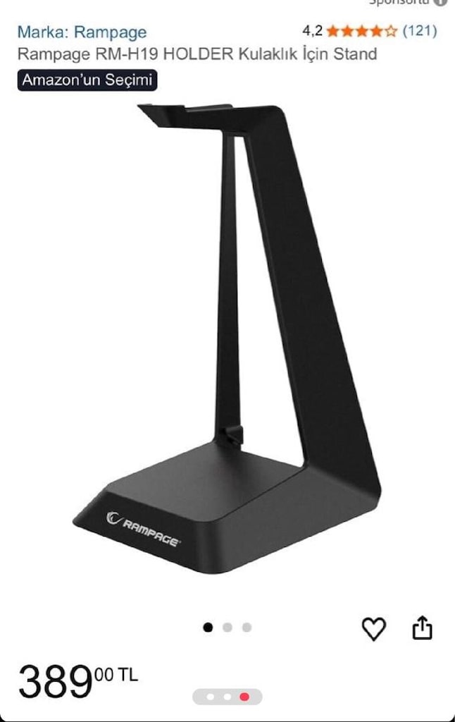 RAPAGE RM-H 19 Kulaklık için Stant - 3