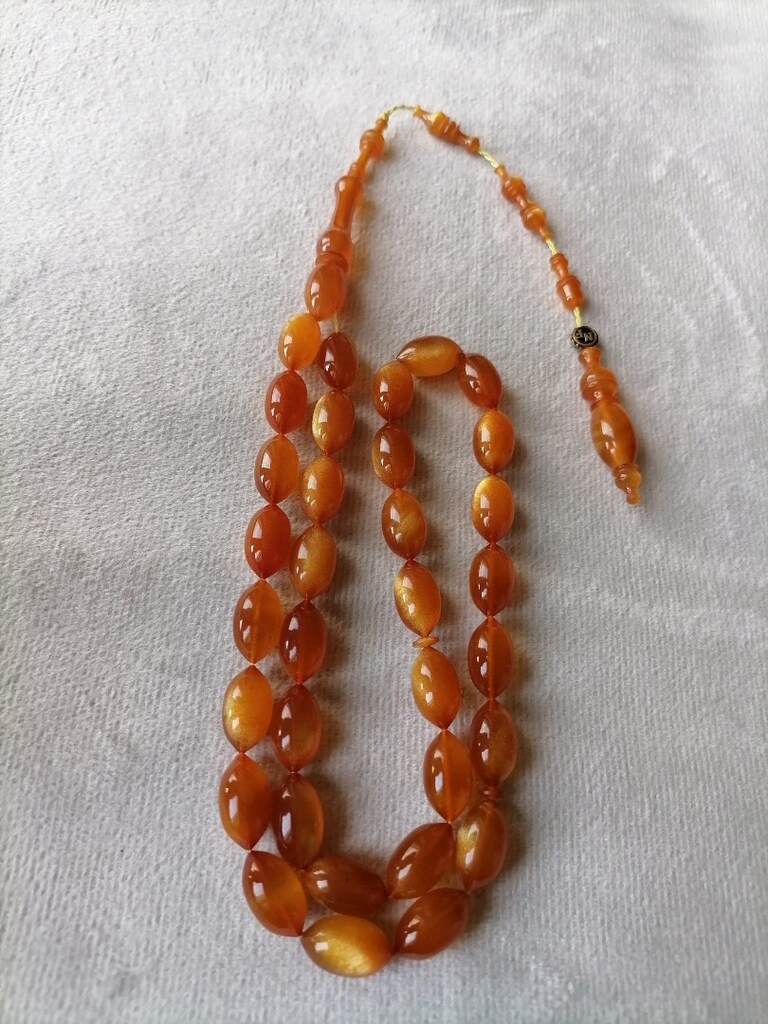 Sıkma Kehribar Tesbih - 2
