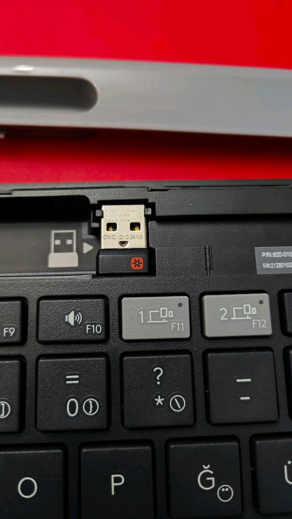Logitech K580 Slim Multi-Device Kablosuz Türkçe Q Klavye (USB Alıcılı) - 6