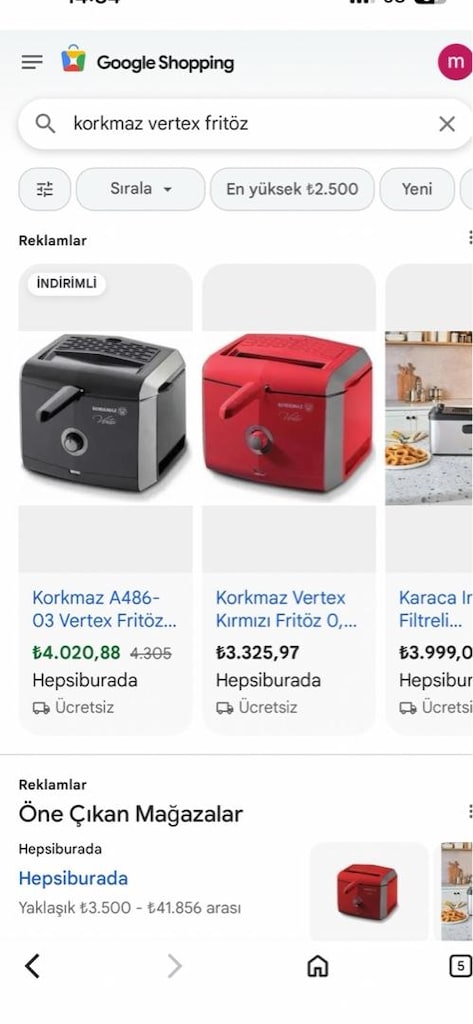 Korkmaz fritöz sorunsuz çalışıyor - 2