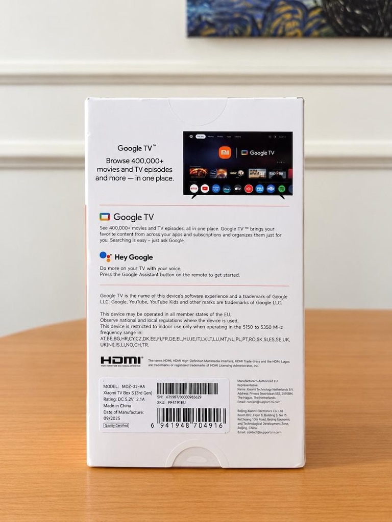 Xiaomi TV Box S 3. Nesil 4K – Sıfır Kapalı Kutu, Faturalı ve Garantili - 2
