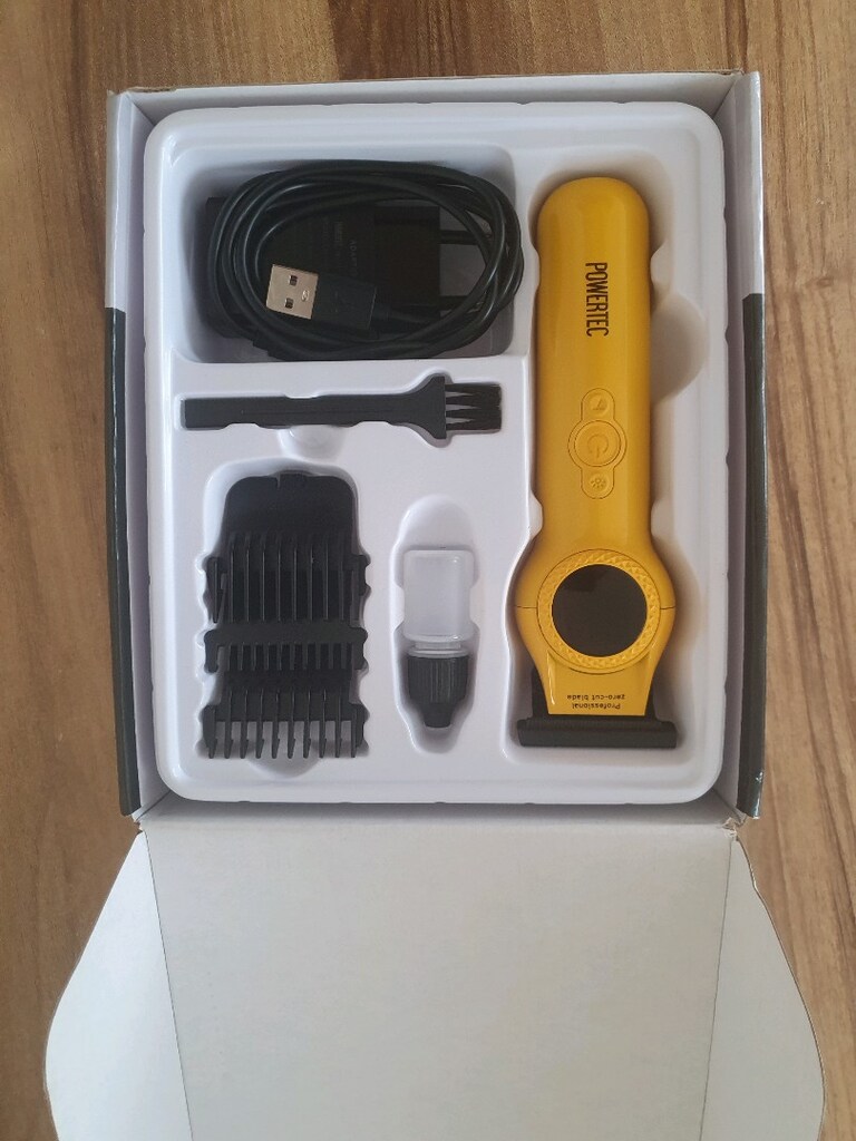Powertec tr-770 saç sakal profesyonel traş makinesi - 4