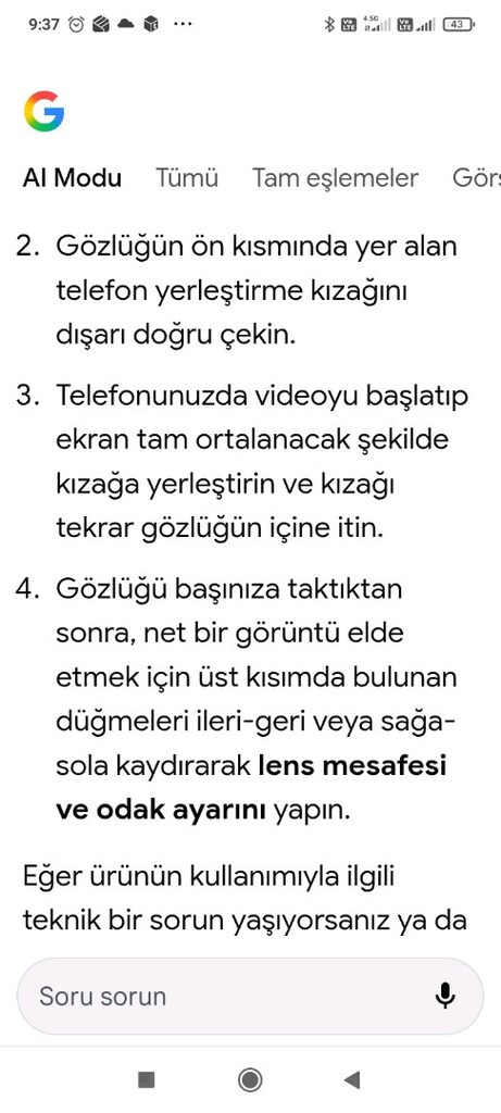 Sanal Gerçeklik Gözlüğü - 7