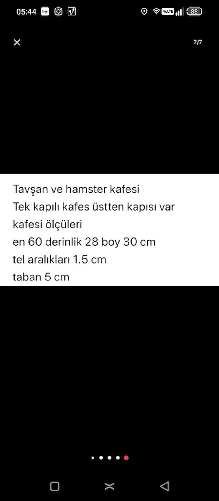 hamster ve tavşan kafesi - 6