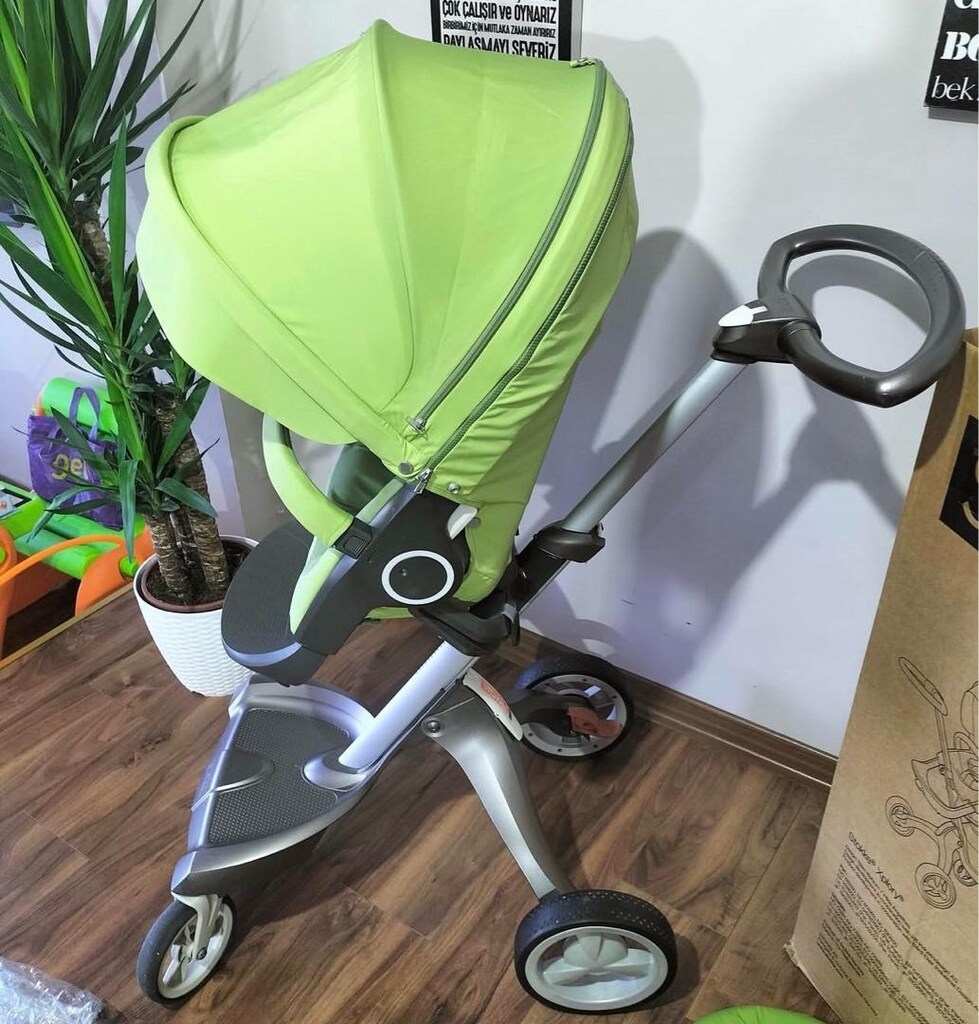 Stokke Xplory v5 yeşil bebek arabası - 2