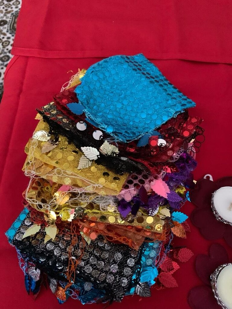 kına ve çeyiz bohça süsleri halay mendilleri kına pullusu - 10