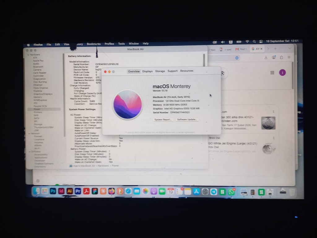 Macbook Air 2015 + Monitör - 8