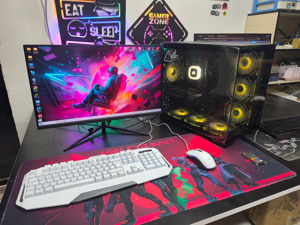 DDR5 Ryzen 5 7500F-16 GB-512 GB-RTX5060 8GB-24 İnc 240Hz Monitör - 4