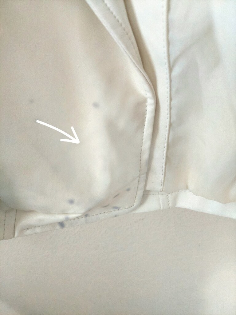 Mavi SERENAY püsküllü suni deri ceket - 13