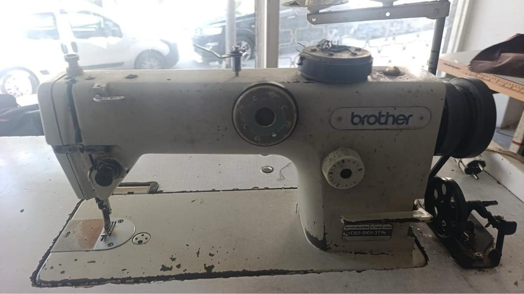 100 monafeze komprasör-broter dikiş makinası-4 iplik ovarlör - 3
