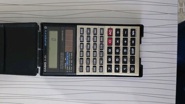 nostaji Casio fx-85v Hesap Makinesi