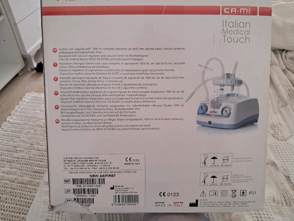 Sahibinden Temiz CA-MI New Aspiret Ev Tipi Cerrahi Aspiratör Cihazı - 4