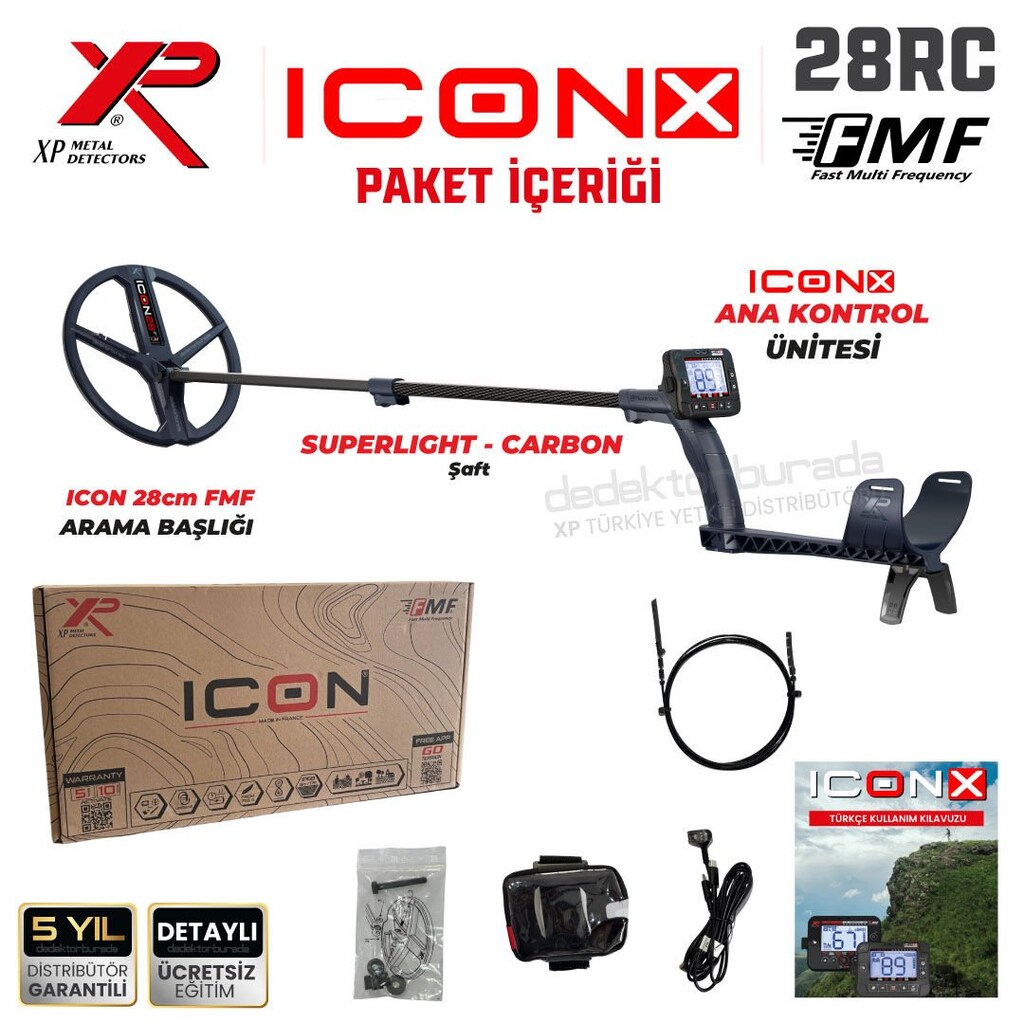 XP ICONX Dedektör – Standart Paket - 2