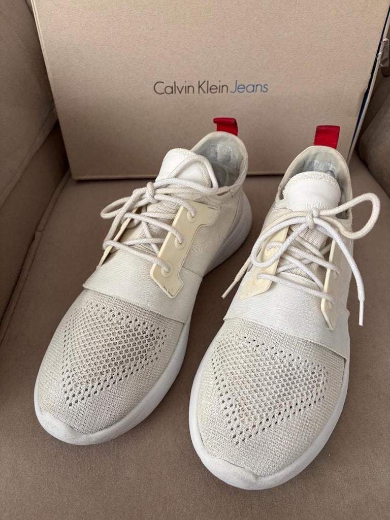 Calvin klein ayakkabı beyaz 43 numara - 16