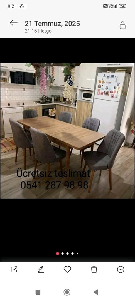 Masa sandalye takımı - 2