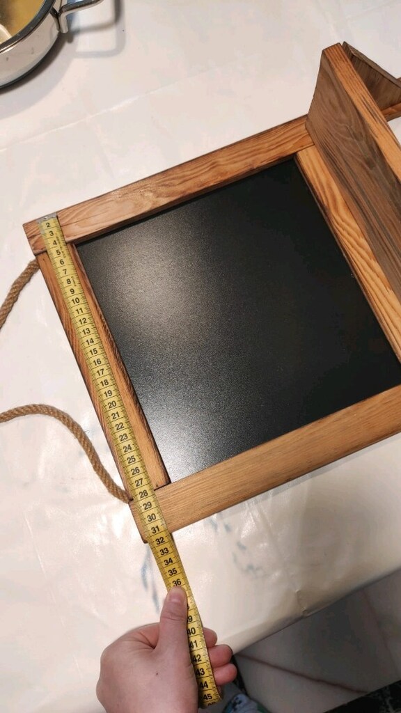 Ahşap Raflı ve Anahtarlıklı Yazı Tahtası - 3