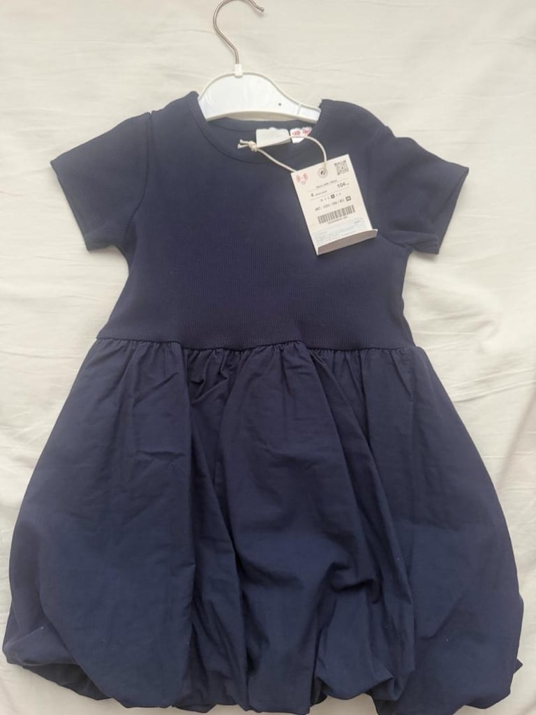 4 yaş etiketli zara marka kız çocuk elbise - 2