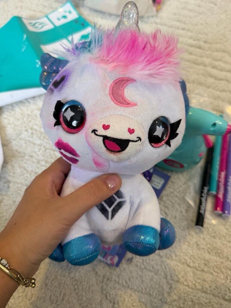 airbrush plush unicorn cosmic - 2