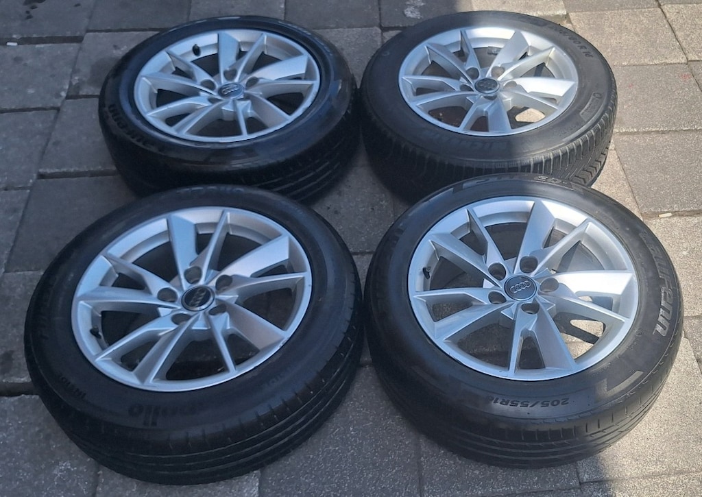 205 55 16 ORJİNAL AUDİ JANT LASTİK TAKIMI AUDİ CADDY JETTA GOLF AUDİ - 2