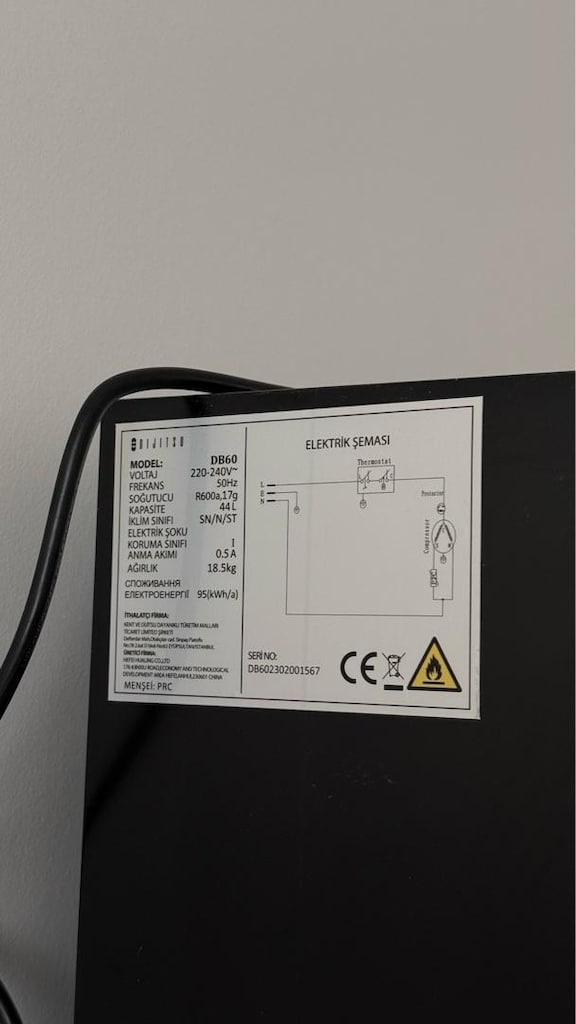 dijitsu db60 60 litre mini buzdolabı - 4