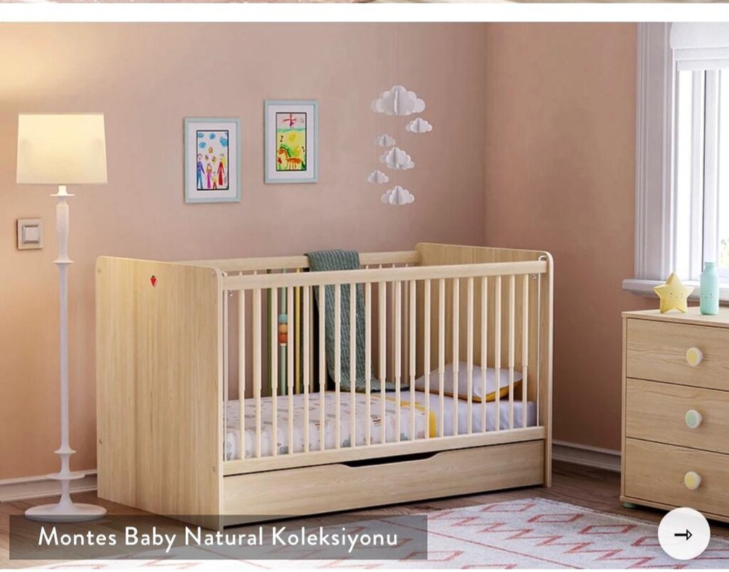 ÇİLEK MOBİLYA BEBEK KARYOLASI - 7