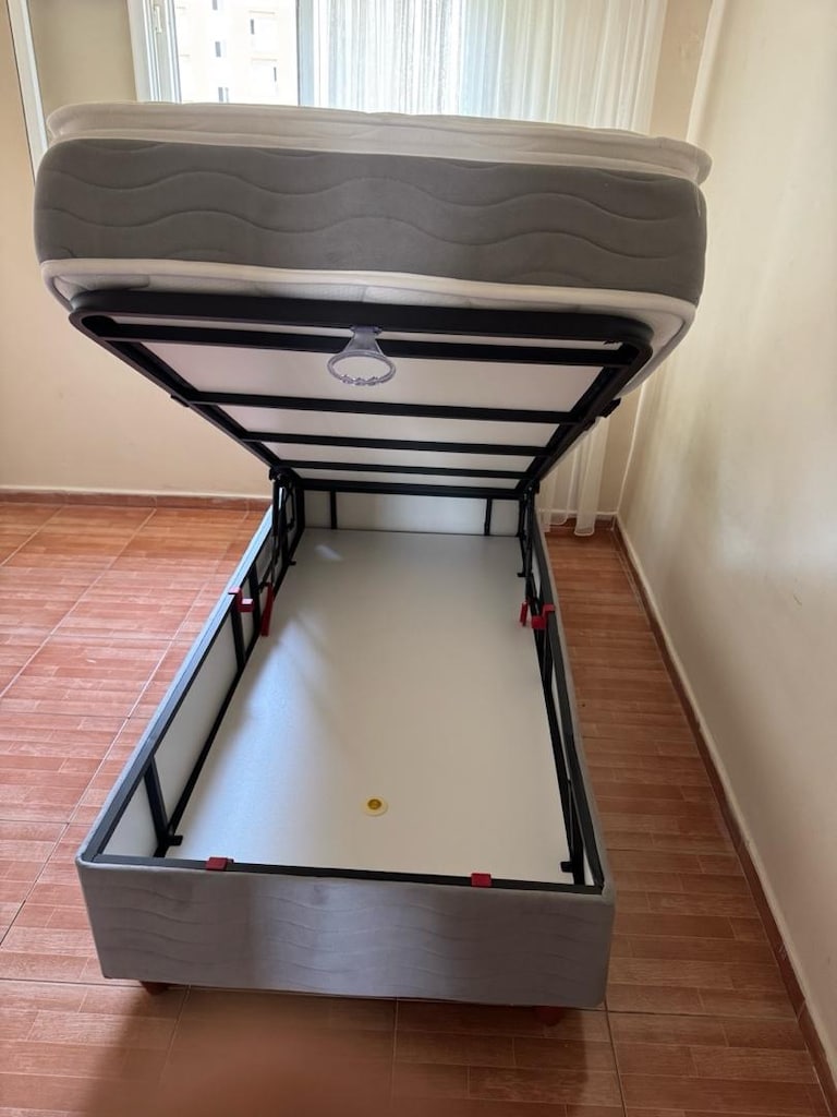 TEK KİŞİLİK YATAK BAZA BAŞLIK RENK VE MODEL VAR EVE TESLİM ABİ KARDEŞ - 2