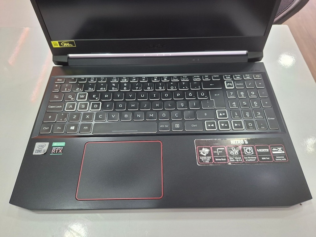 ACER NITRO 5 INTEL I5 10300H 16GB DDR4 RAM 512GB M2 NVME SSD RTX 3060 - 3