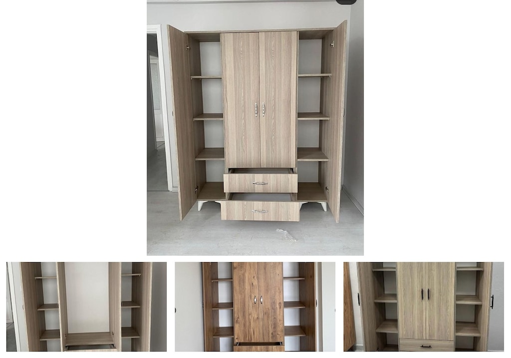4 kapaklı elbise dolabı eyjusyespf - 4