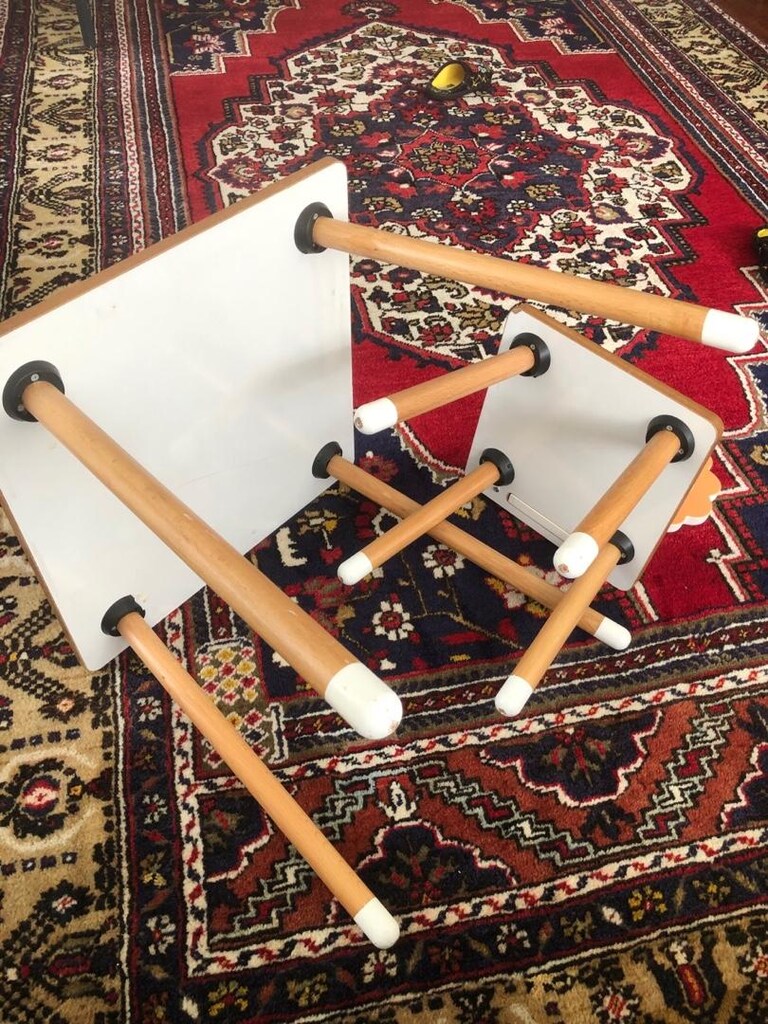 DOĞAL AHŞAP ÇOCUK MASA VE SANDALYESİ - 8