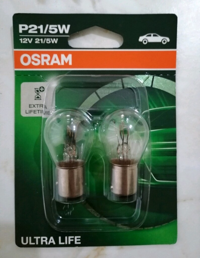 Osram 12V P21/5W Ultra Life Uzun Ömürlü Stop/park Ampulü - 2