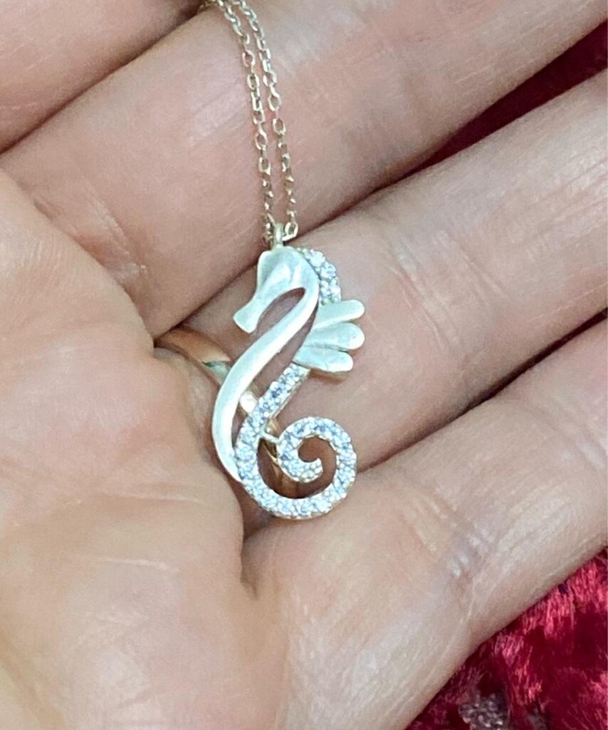 Deniz Atı Gümüş Kolye - SIFIR - 6