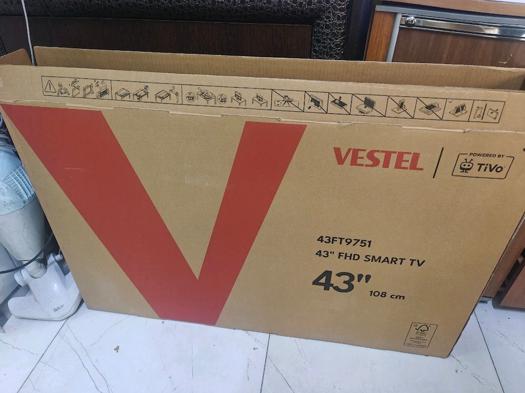 sıfır ayarında 108 ekran 33 ay garantili Vestel televizyon - 2