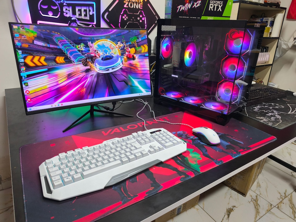 FULL TAKIM R5 5500-16GB-512G M2-RTX 3060 12 GB-24 İnc 200 Hz 1Ms - 7