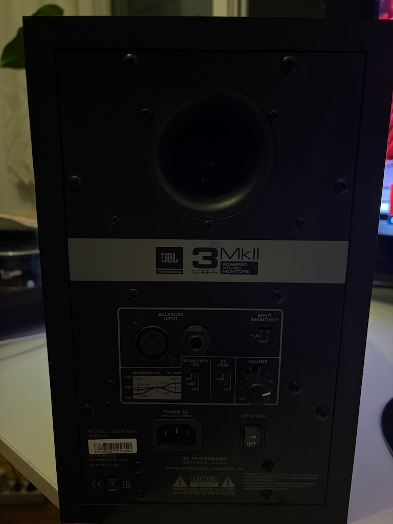 JBL 305P MKII Stüdyo Referans Monitörü Çift - 2