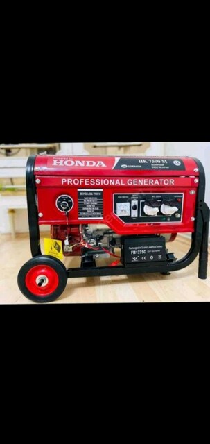 Honda 7.5 kwa marşlı sıfır jeneratör